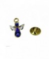 6030617 September Crystal Birth Month Angel Pin Guardian Lapel Brooch Tie Tack - CF12CJ5A9I7