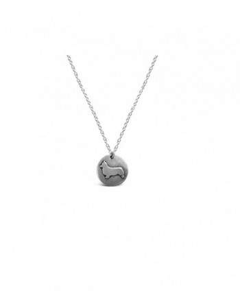 Rosa Vila Round Plate Necklace