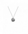 Rosa Vila Round Plate Necklace