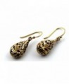 Filigree Teardrop Earrings Thailand Jewelry