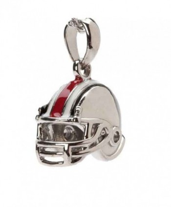 OSU Buckeyes Dangle Football Helmet Bead Charm - Fits Pandora & Others - CY11S4K9E5R