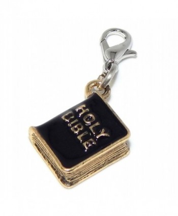 Jewelry Monster Clip-on Goldtone "Holy Bible" Charm Bead - CN11VTEZXMN