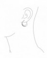 Bling Jewelry Sterling Silver Earrings in Women's Hoop Earrings