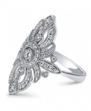 BERRICLE Sterling Zirconia Cocktail Statement in Women's Statement Rings