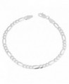 Sterling Silver 4.5mm Figaro Link Bracelet (8.5 inch) - C7125Y5LUL5