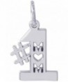 Rembrandt Charms Sterling Silver 1 Mom Charm (12 x 13 mm) - CI12O1D1WER