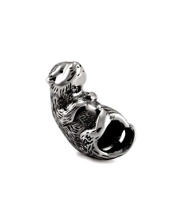Ohm Beads Sterling Silver Otter Bead Charm - CW11C6PUTRX