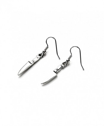 Knife French Loop Earrings - CT11LIBK3I1