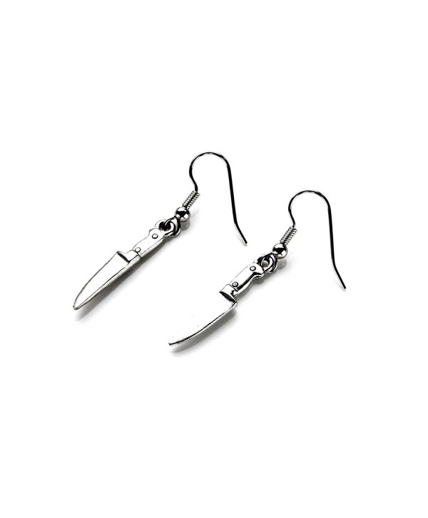 Knife French Loop Earrings - CT11LIBK3I1