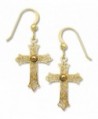 Sienna Sky Goldplated Filigree Cross Earrings 1803 - CJ11JSGWIP9