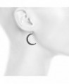 Lux Accessories Celestial Crescent Earrings