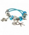 European Leather Bracelet Starfish Seashell in Women's Charms & Charm Bracelets