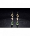 Ellena Rose Green Coral Earrings in Women's Drop & Dangle Earrings
