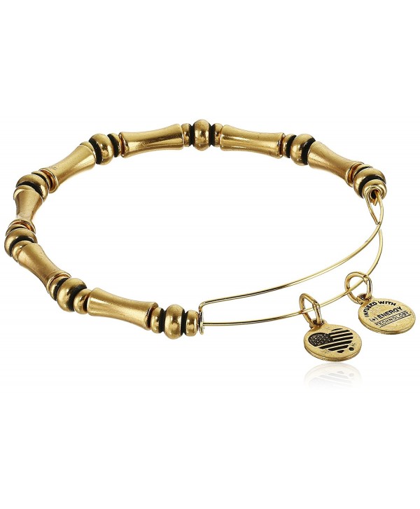 Alex and Ani "Bangle Bar" Rafaelian Expandable Bracelet- 7.75" - gold - CR114AZG4FR