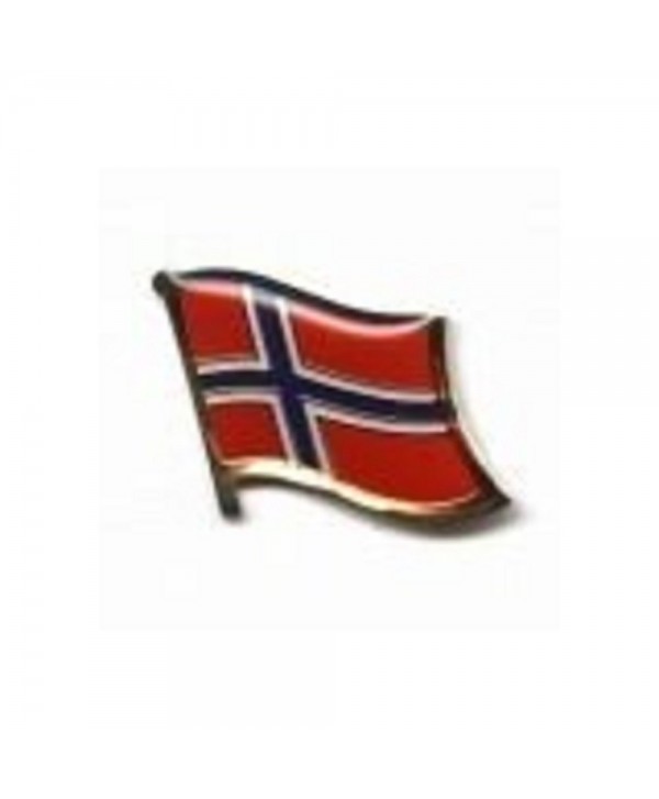 Norway Country Flag Small Metal Lapel Pin Badge ... 3/4 X 3/4 Inches ... New - CL1182G0885