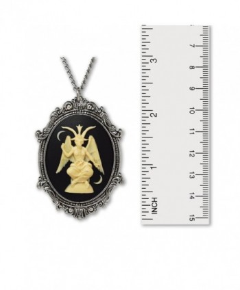 Sitting Satanic Baphomet Necklace Pendant in Women's Pendants