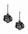 Designer Stainless Steel Rose Earrings for Women and Girls - CF12O39W2QD