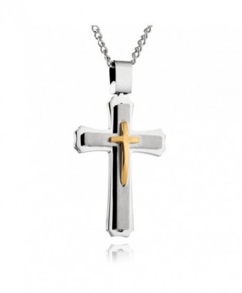 Cross Necklace Women Pendant Silver