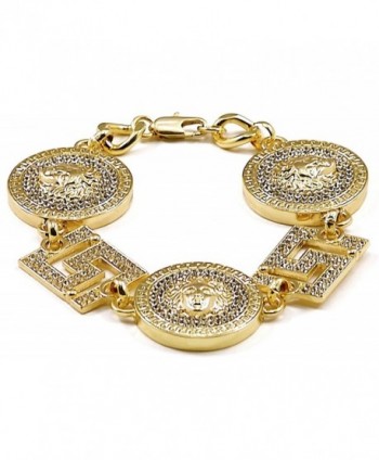 Medusa Bracelet Square Insert Cuban