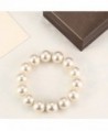 Caperci Stretch Simulated Pearl Bracelet in Women's Stretch Bracelets