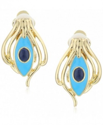 House of Harlow 1960 Risha Turquoise Clip-On Earrings - CY12BMLHFKZ