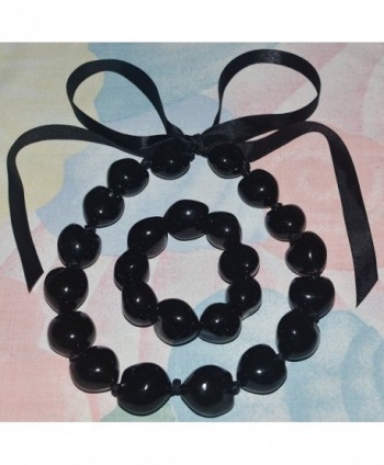 Necklace Matching Bracelet Chunky Lumbang