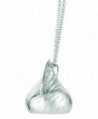 Sterling Silver Hershey Pendant Diamond