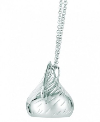 Sterling Silver Hershey Pendant Diamond in Women's Pendants