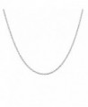 Sterling Silver 1mm Cable Chain - 18 Inches - CU1196PI955