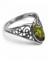 Sterling Silver Amber Classic Marquise