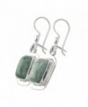 NOVICA Sterling Silver Rectangular Earrings