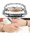 KONOV Stainless Womens Couples Bracelet in Women's Link Bracelets