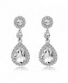 Gorgeous Austrian Rhinestone Teardrop Earrings in Women's Drop & Dangle Earrings