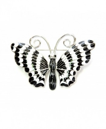 Faship Gorgeous Enamel Butterfly Brooch