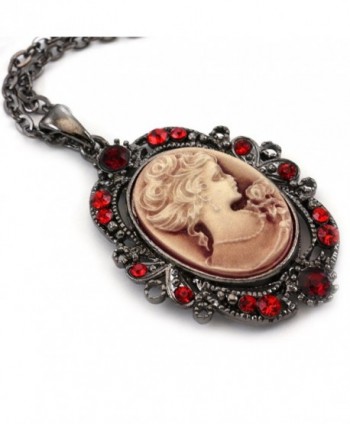 Cameo Pendant Necklace Fashion Jewelry