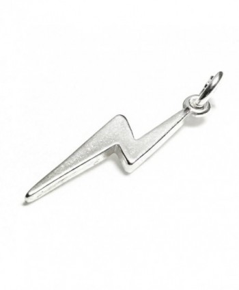 Sterling Silver Lightning Bolt Charm