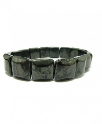 Shungite Bracelet Russia Squared Beads