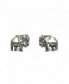 Tiny Sterling Silver Buffalo Stud Earrings - C711G96Y98F