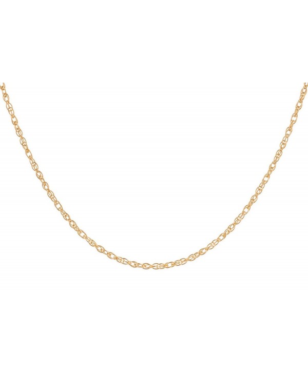 14Kt Gold-Filled Rope Chain Necklace 1.2 mm 18" - C412C4BSY5H