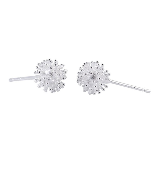 Helen de Lete Lovely Dandelion Sterling Silver Stud Earrings - CM12LMKVLUV