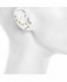Lux Accessories Celestial Threader Earrings in Women's Cuffs & Wraps Earrings