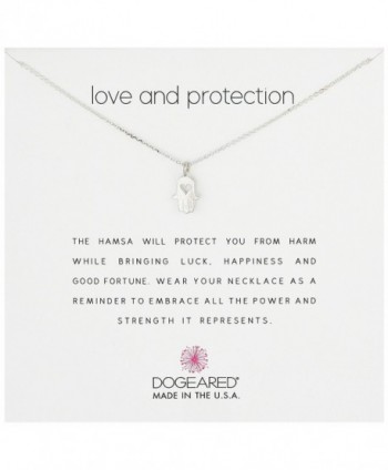 Dogeared Love And Protection Heart Hamsa 16" Boxed Reminder Necklace - CU11VE8EYX3