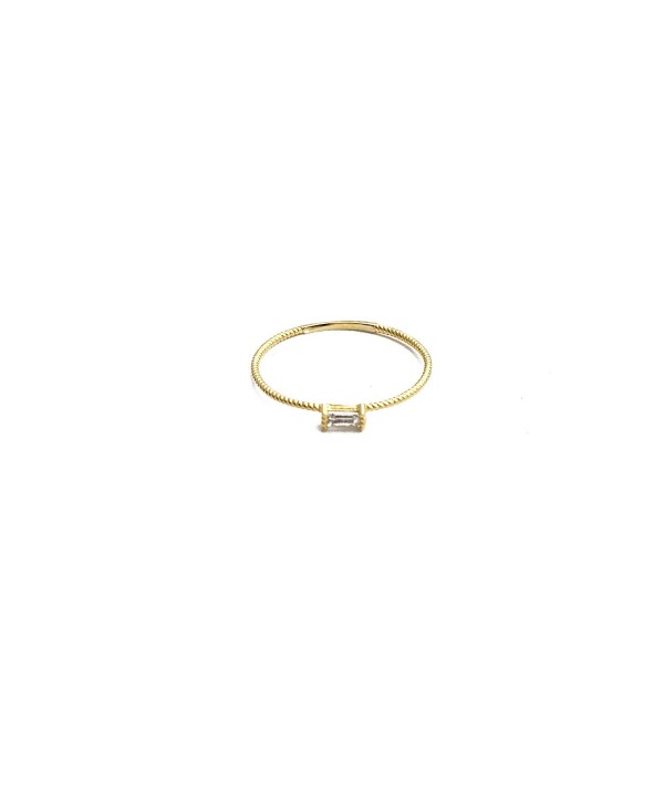 HONEYCAT Baguette Crystal Minimalist Delicate - Gold - C6180UO0RHK