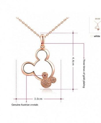 Shining Life rose golden Plated necklaces