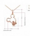 Shining Life rose golden Plated necklaces