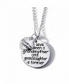 The love between a grandmother and granddaughter is foreverand "I louv you forever"Pendant Necklace - CI18670DA9T