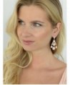 Mariell Vintage Zirconia Chandelier Earrings