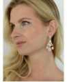 Mariell Vintage Zirconia Chandelier Earrings in Women's Drop & Dangle Earrings