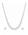 Swasti Jewels Solitaire Necklace Earrings