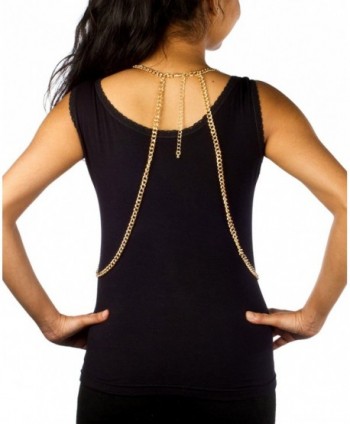 Ladies Goldtone Horizontally Layered Chain